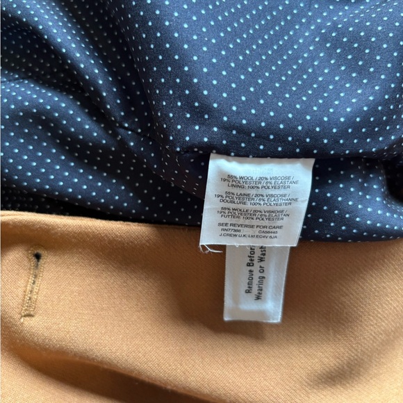 J. Crew Tan Blazer Classic Tailored Suit Jacket - Picture 4 of 7
